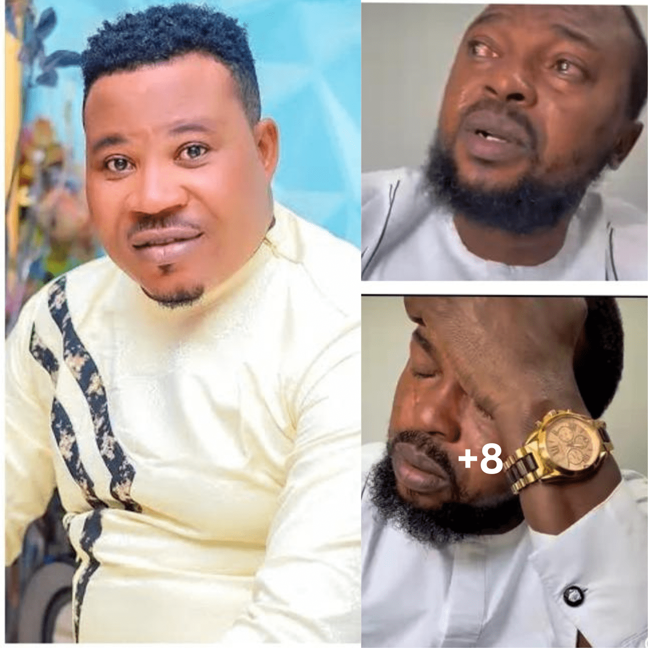 Mixed Reactions Trail Video Of Actor Kolawole Ajeyemi Weeping While Mourning Murphy Afolabi’s Demise
