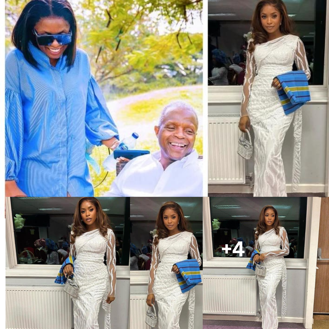 Reactions As Yemi Osinbajo's Daughter, Kiki Osinbajo Posts Lovely Photos Rocking An All-White Outfit