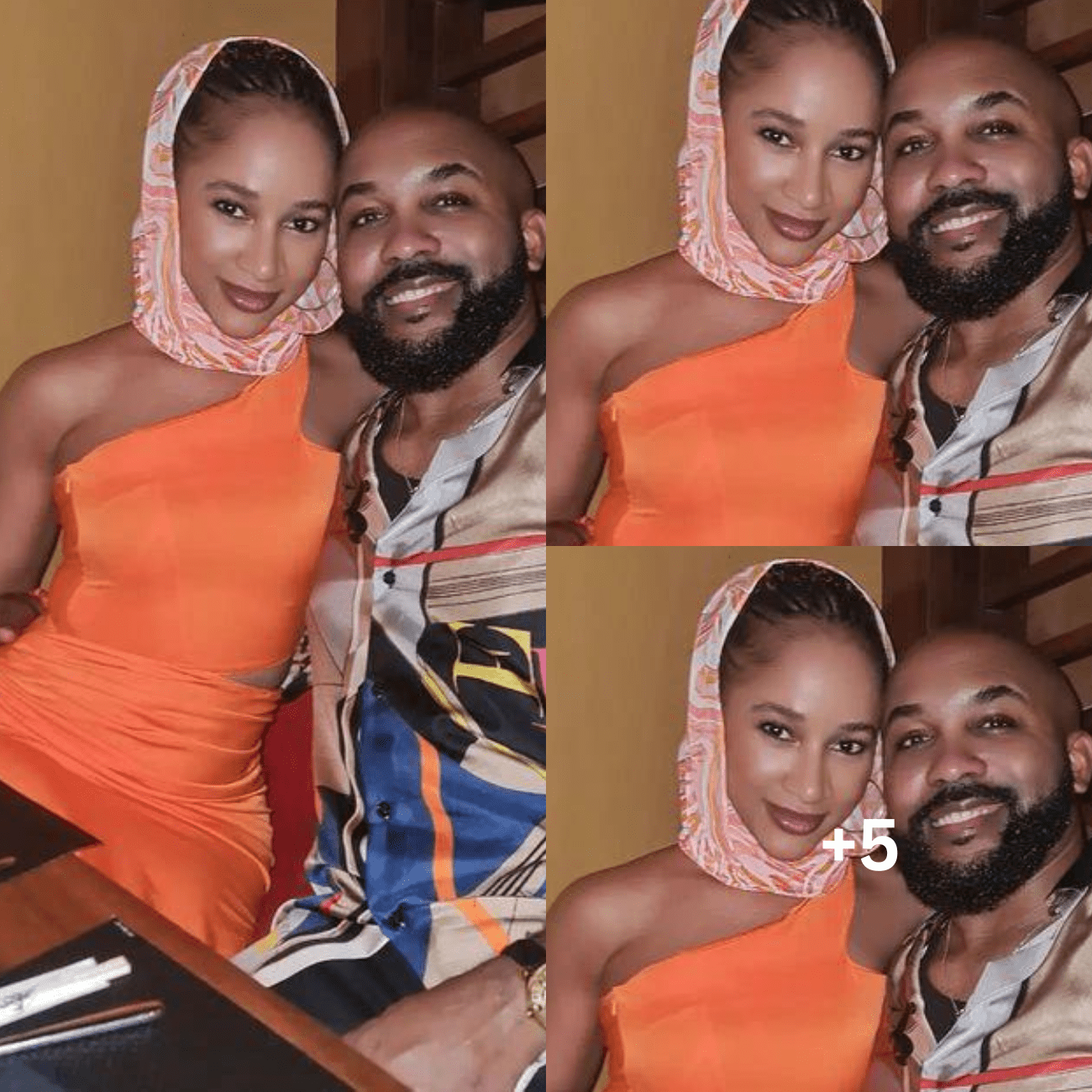 Popular Nollywood Actress Adesua Etomi Shares New Loved Up Photo With Her Husband