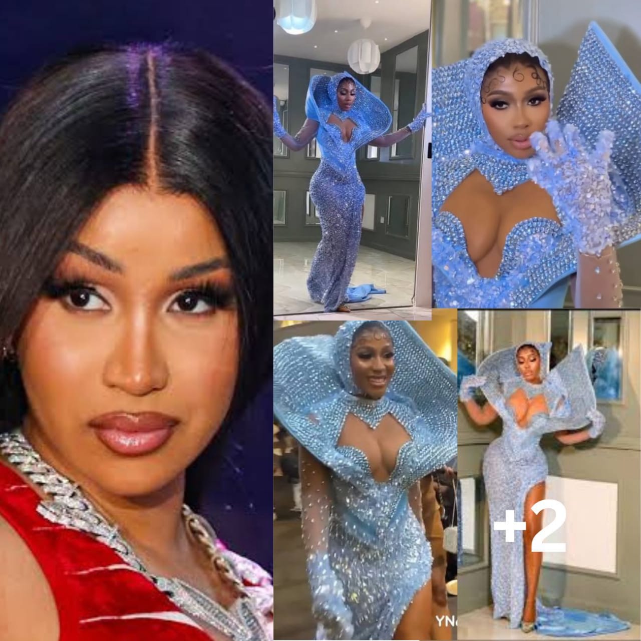 American's rapper Cardi B drools over Mercy Eke's Attire