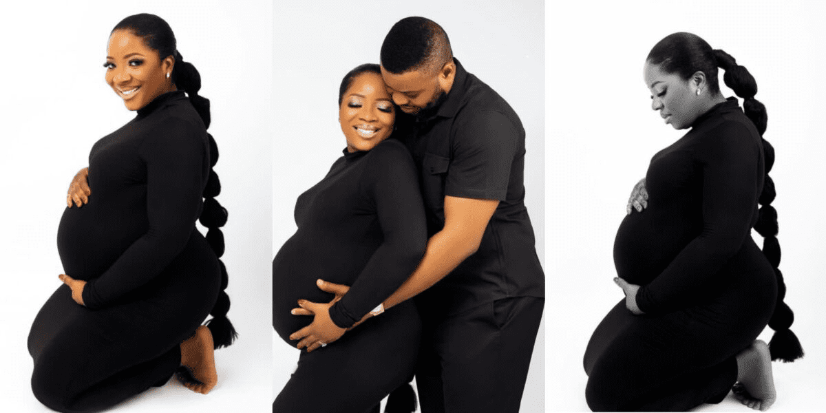 Sandra Ikeji and Her Husband Joyfully Anticipate the Arrival of Their Third Child