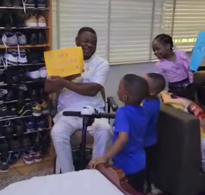 Heartwarming Moments Shared by Yinka Ayefele as He Celebrates Father's Day with His Three Kids