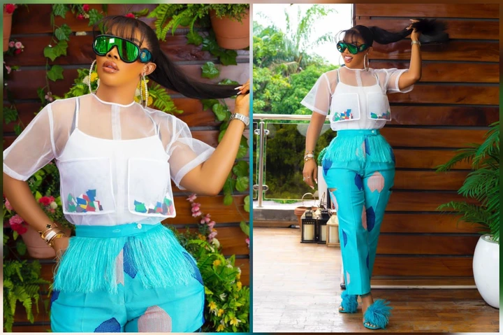 Internet Reacts to Toke Makinwa's Stunning Photos Showcasing Her Beauty