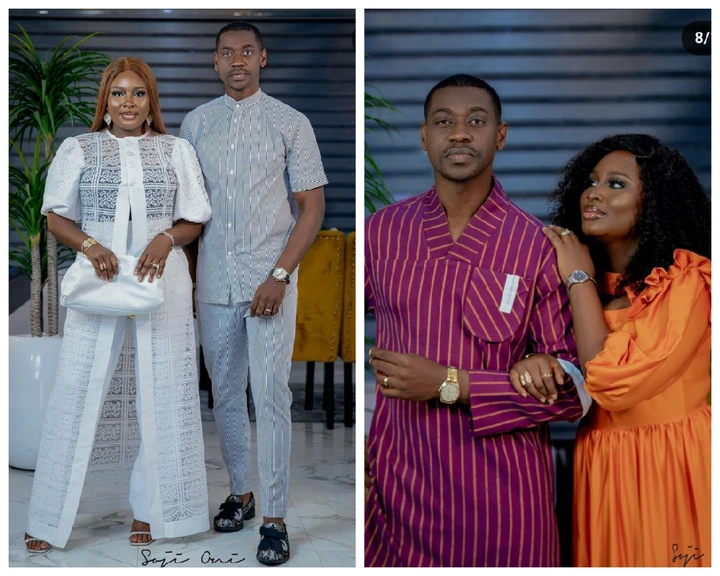 Reactions As Actor, Lateef Adedimeji Drops Lovely Photos With His Wife As They Rock Matching Outfits