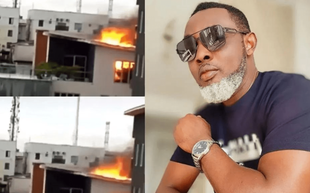 “Urgent Update: Fire Allegedly Engulfs Comedian AY Makun’s Residence in Lagos (Video)”