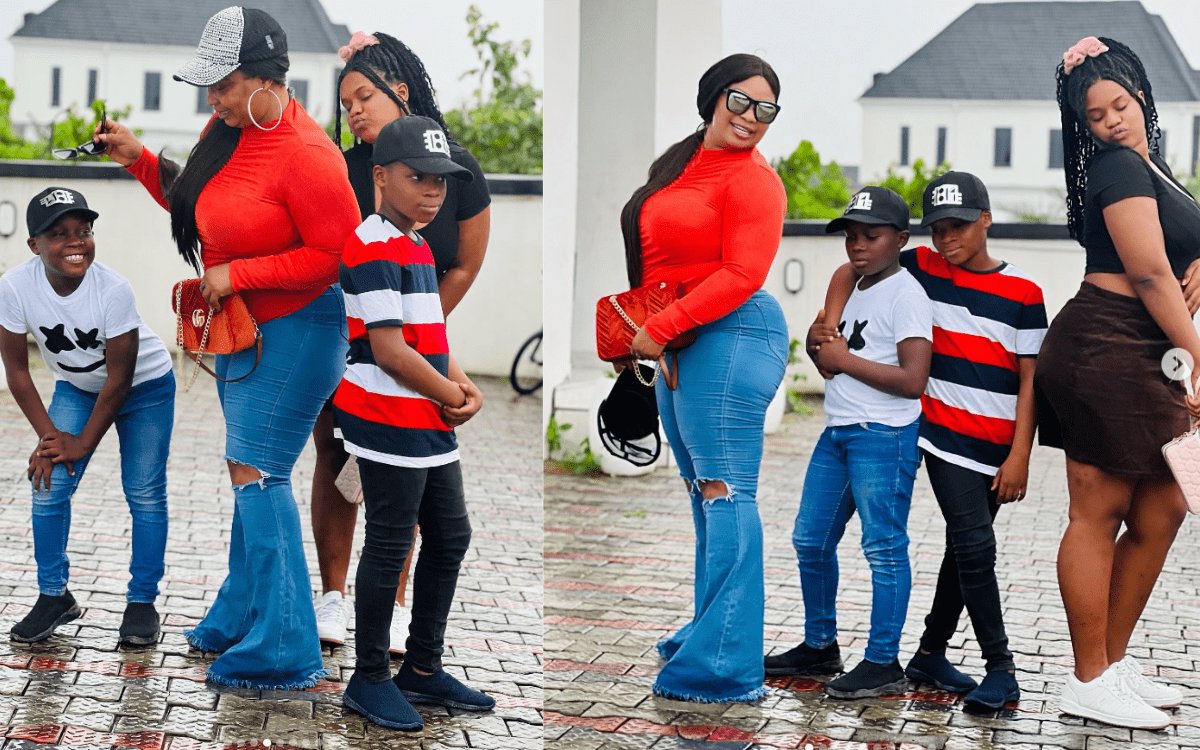 “Laide Bakare Emphasizes the Significance of Family through Quality Time Spent with Her Children” “Laide Bakare Emphasizes the Significance of Family through Quality Time Spent with Her Children”