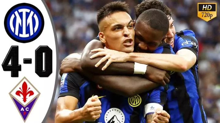 Inter Milan 4 - 0 Fiorentina