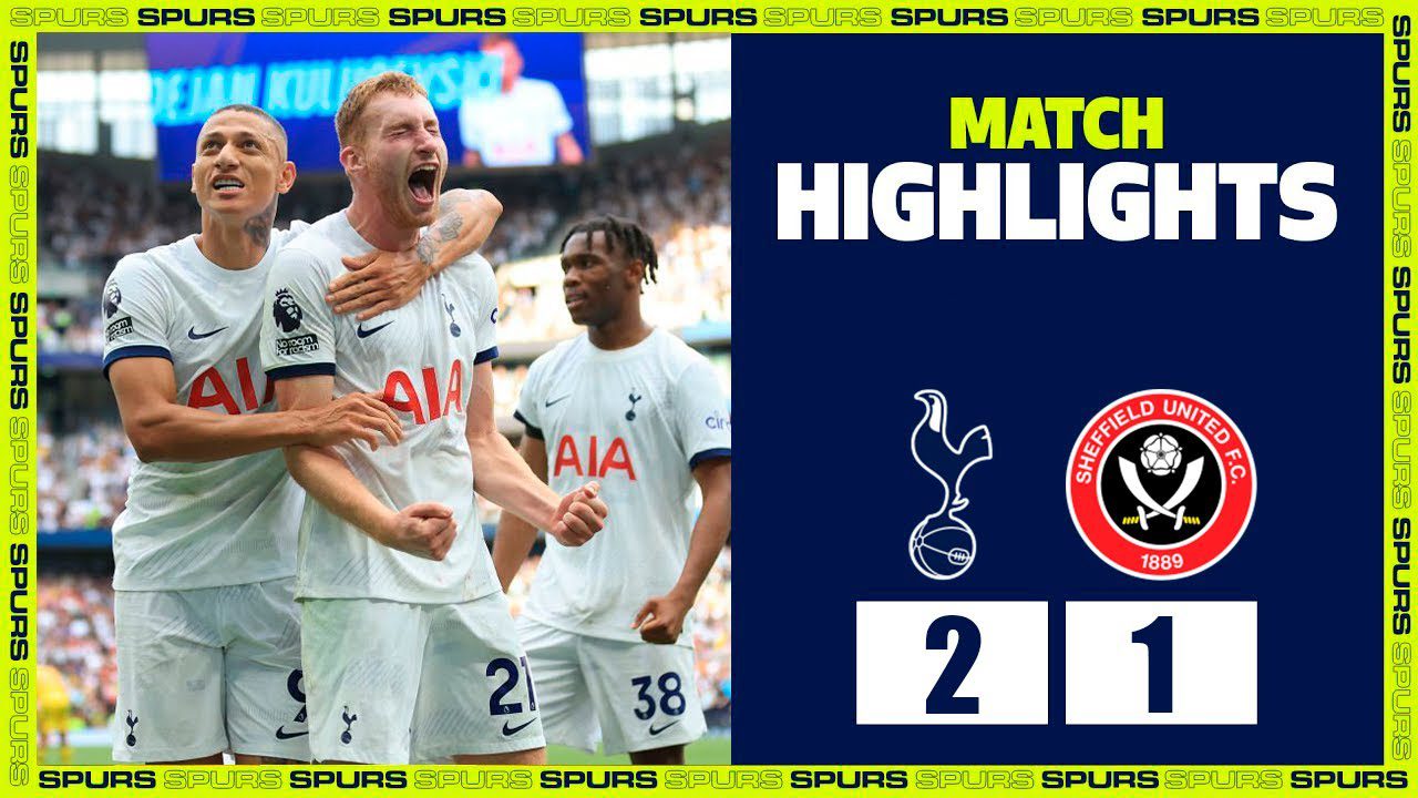 “Tottenham Hotspur Edges Out Sheffield United 2-1 in Exciting Premier League Match on Sep-16-2023: Highlights” Tottenham Hotspur 2 - 1 Sheffield United