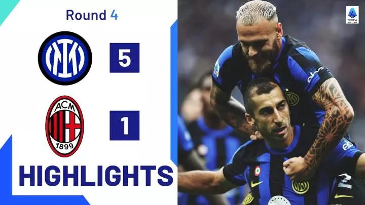 Inter Milan 5 - 1 AC Milan