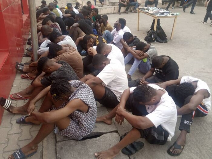 37 Accused Yahoo Yahoo Boys Are Arrested by the Economic and Financial Crimes Commission (EFCC) (See Photo)