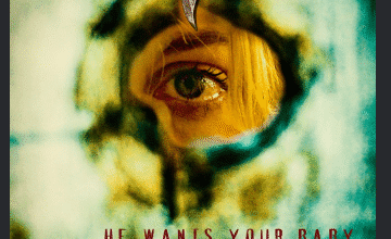 Womb (2025) movie poster – horror thriller film featuring a pregnant woman trapped in a remote cabin