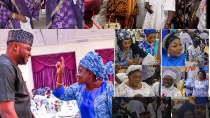 Photos from Odunlade Adekola's mother's 70th birthday party with Femi Adebayo, Mercy Aigbe, Wumi Ajiboye, and others