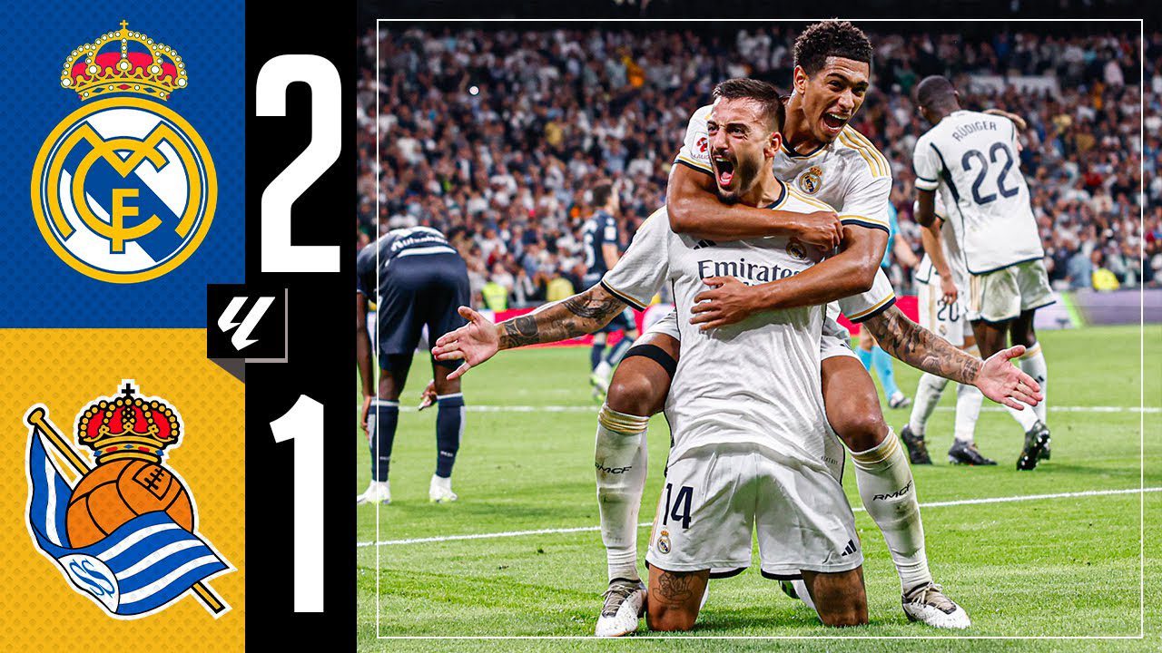 Real Madrid 2 - 1 Real Sociedad