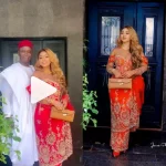 Regina Daniels and Ned Nwoko Set Fashion Trends on His Inauguration Day Regina Daniels and Ned Nwoko Set Fashion Trends on His Inauguration Day