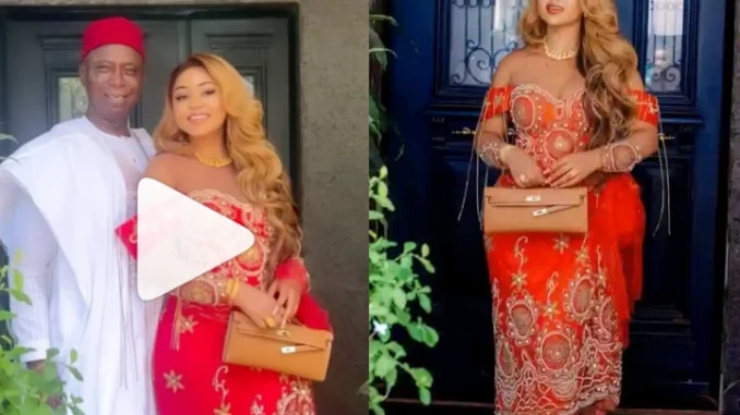 Regina Daniels and Ned Nwoko Set Fashion Trends on His Inauguration Day