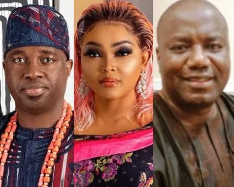 Kazim Adeoti Joins Mercy Aigbe and Her Former Husband in Celebrating Their Son